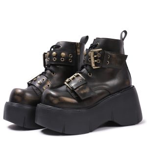 Retro Combat Boots