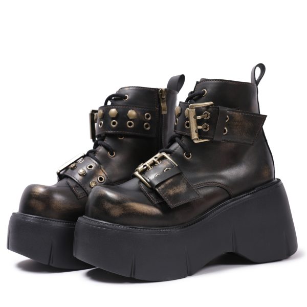 Retro Combat Boots