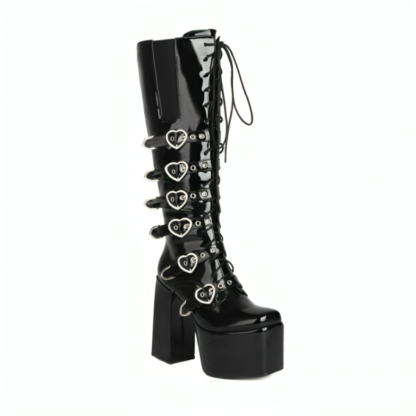 Knee-High Platform Boots