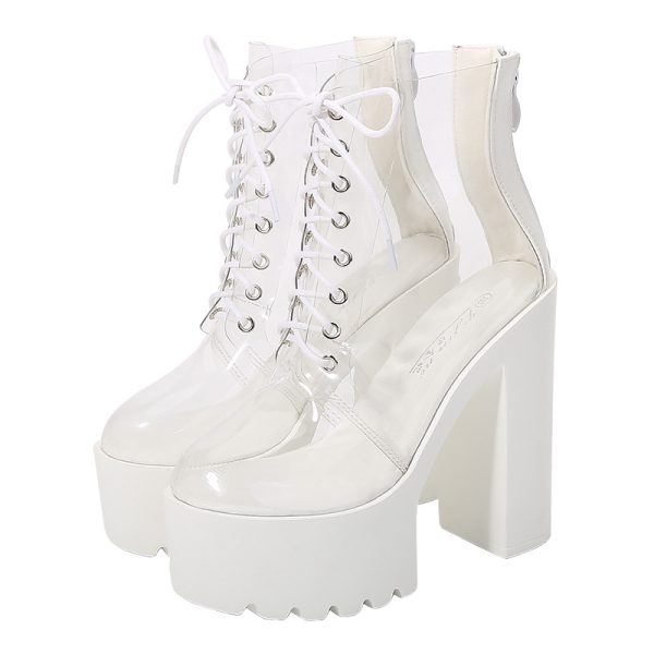 Transparent Ankle Boots