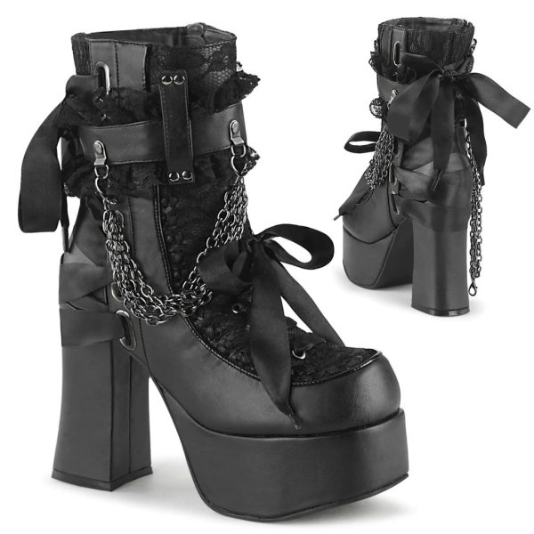 Ankle Boots with lace design