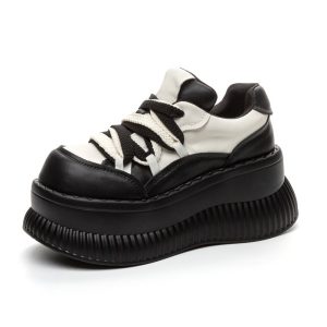 Sporty Platform Sneakers
