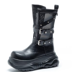 Mid calf boots