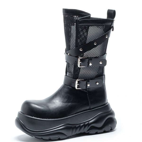 Mid calf boots