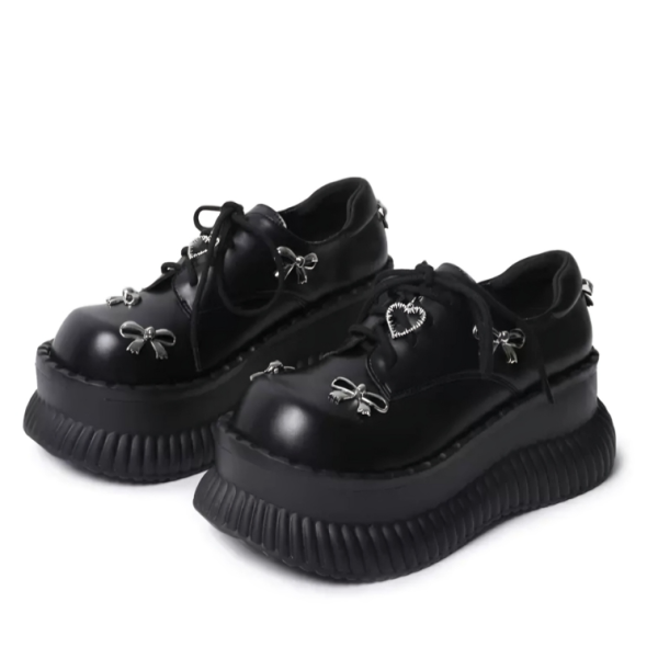 Platform Sneakers with silver details