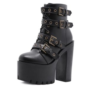 Platform Ankle Boots