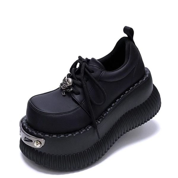 Platform retro sneakers