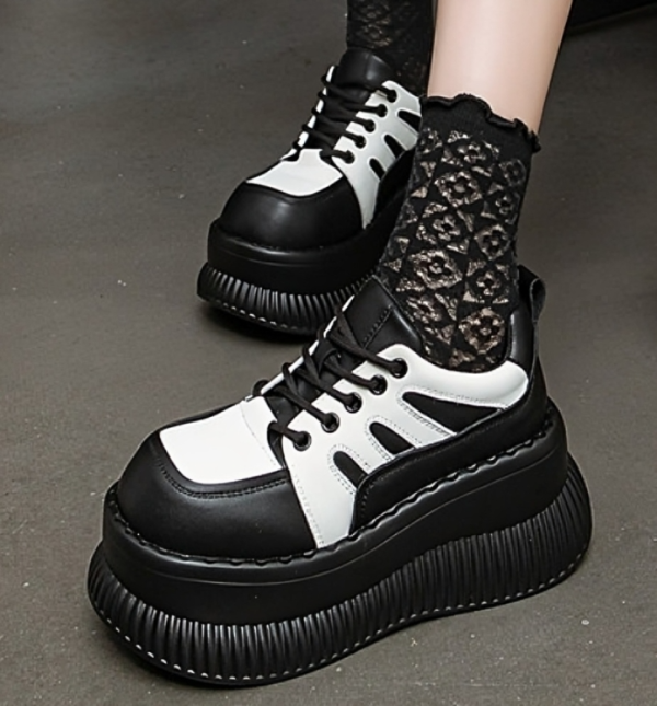 Sporty Platform Sneakers