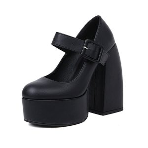 Mary Jane Platform Heels