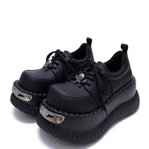 Platform retro sneakers