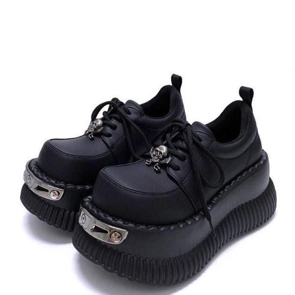 Platform retro sneakers