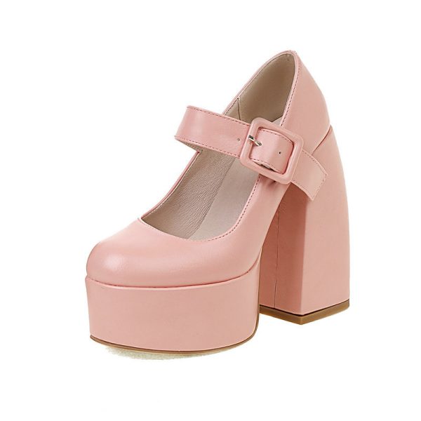 Mary Jane Platform Heels