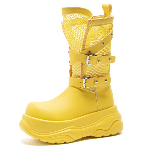 Mid calf boots
