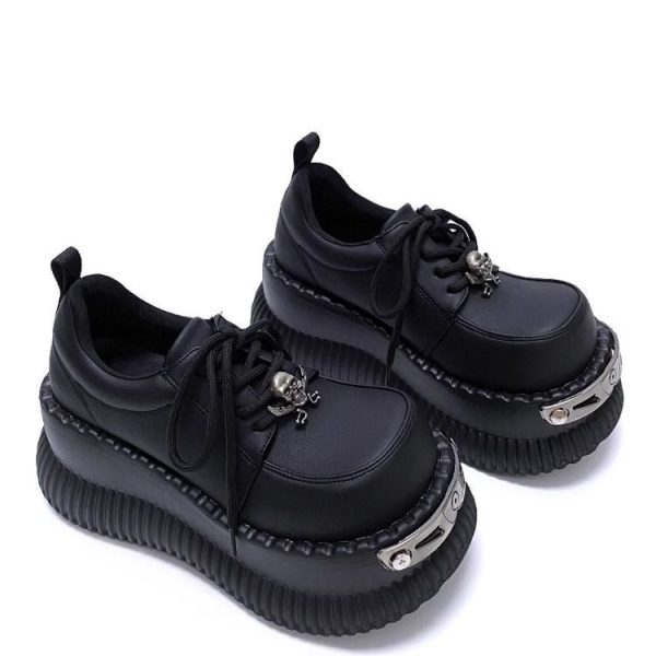 Platform retro sneakers
