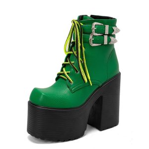Platform Ankle Boots