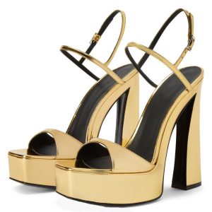 Gold Platform Sandals