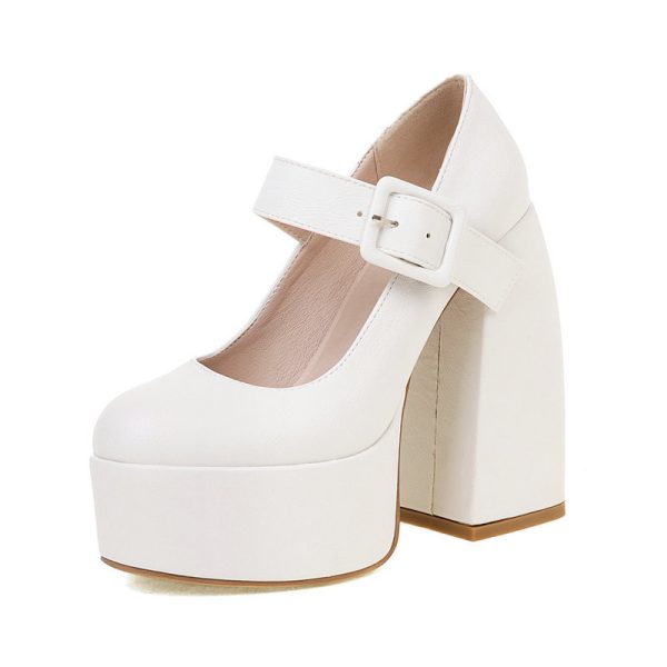 Mary Jane Platform Heels