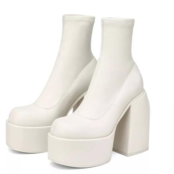High-Platform Ankle Boots