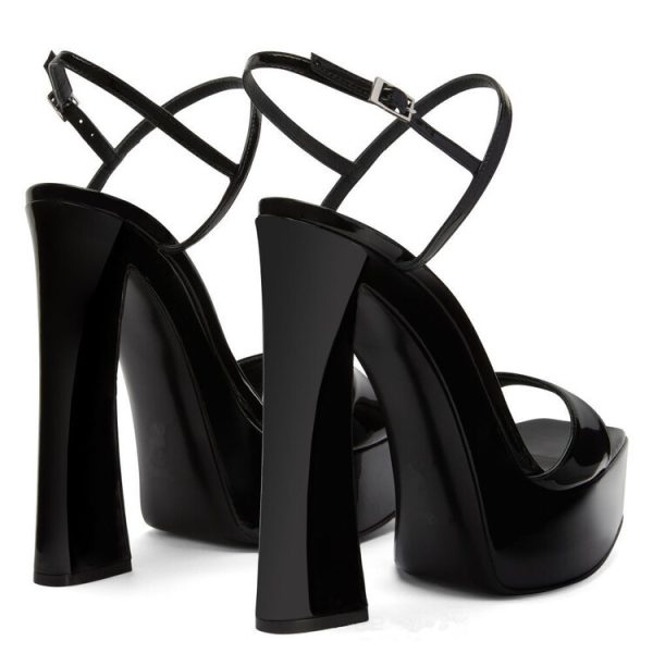 Black Platform Sandals