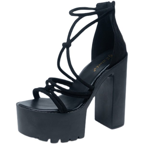 Platform Open Heels