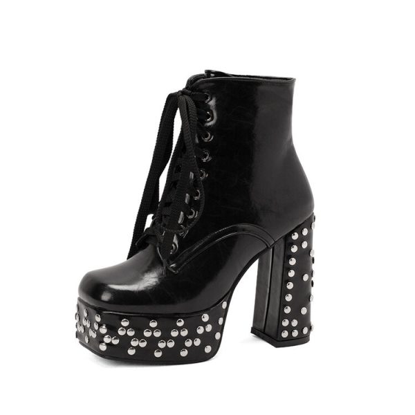Platform ankle boots