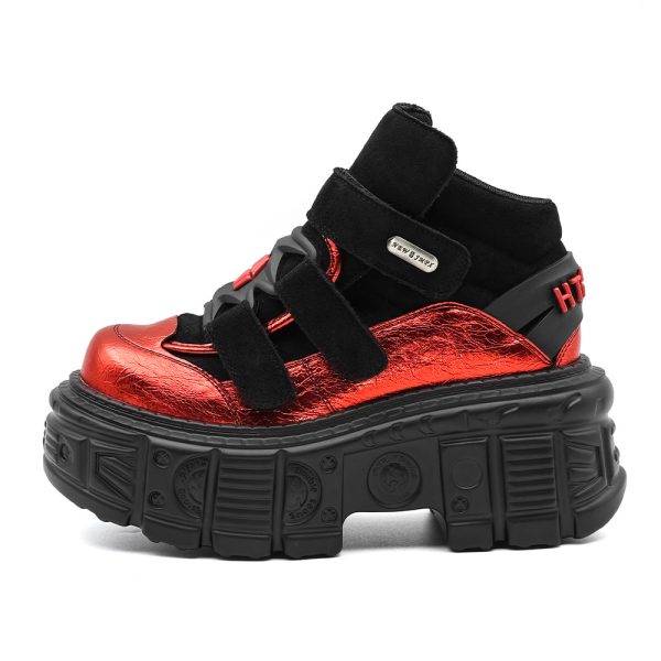 Platform retro sneakers