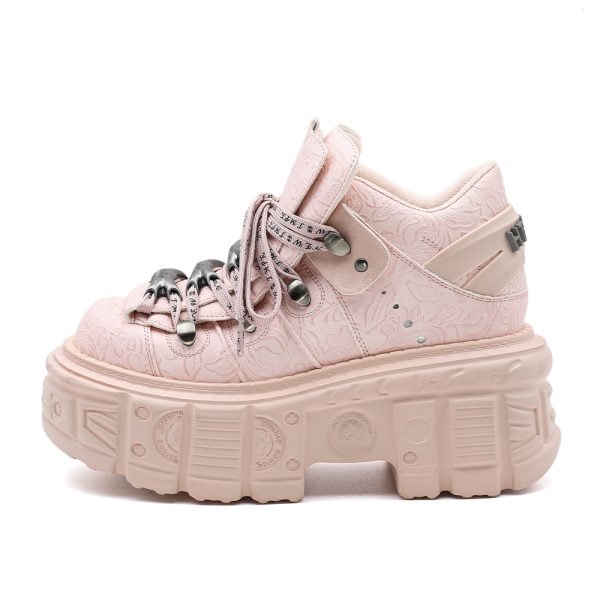 Platform retro sneakers