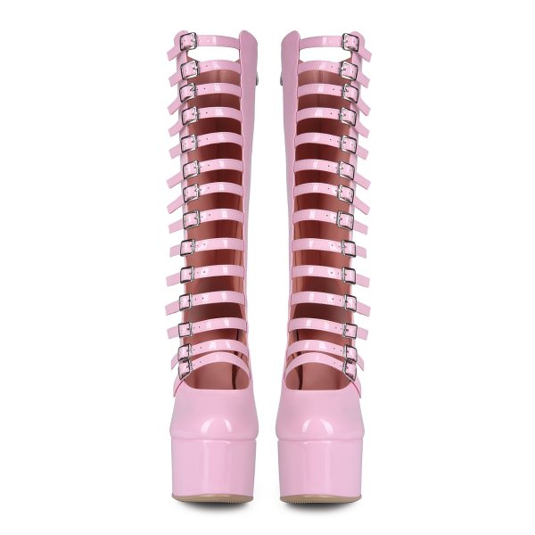 Buckle Platform Boots