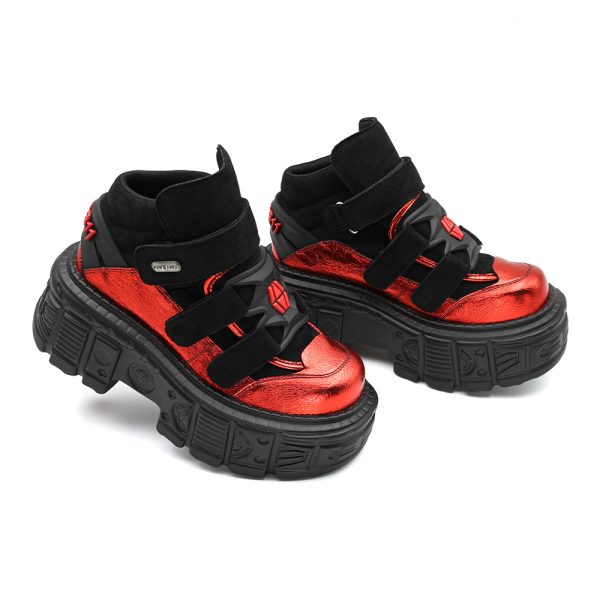 Platform retro sneakers