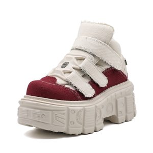 Platform retro sneakers