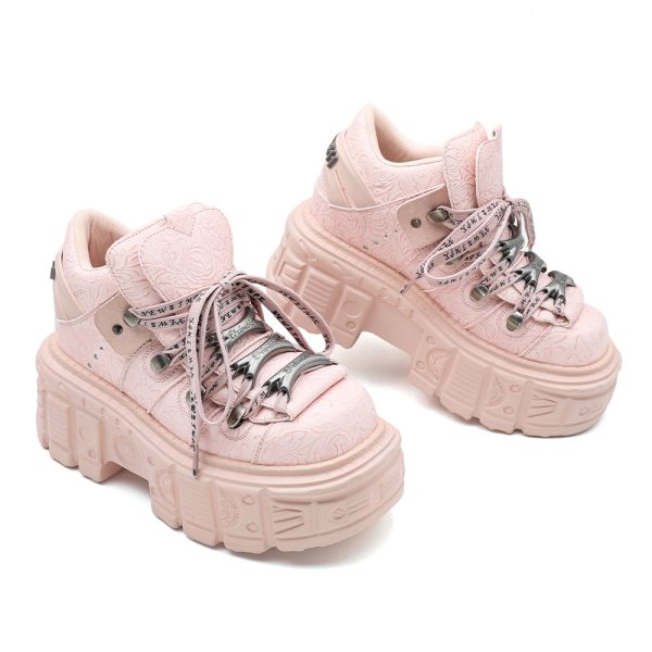Platform retro sneakers