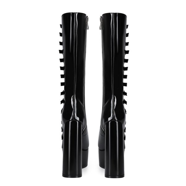 Buckled Platform Boots