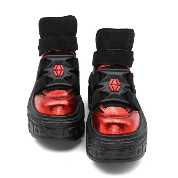 Platform retro sneakers