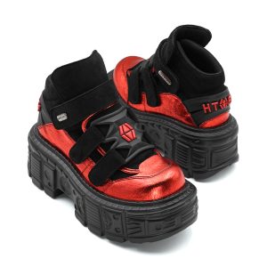 Platform retro sneakers