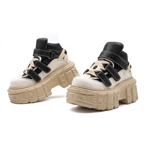 Platform retro sneakers